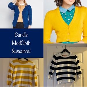 Lots of ModCloth sweaters to love and bundle